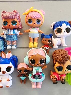 MGA LOL Surprise! Doll / Mixed Pet Lot of 6 Collection Mini Dolls Cute